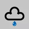 Patchy light rain
